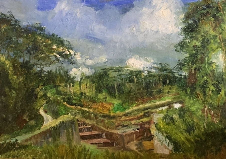 Textured landscape study